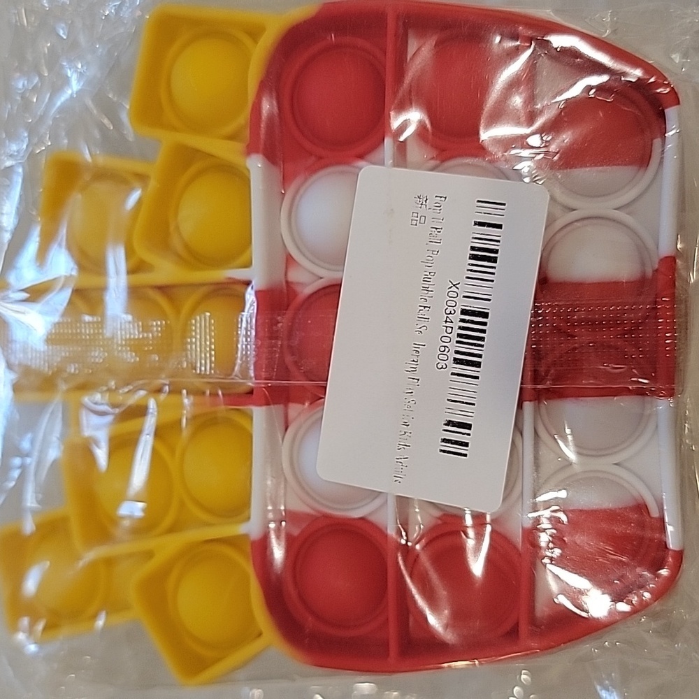 Colorful Pop It Fidget Toy Bundle 5 Piece NWT - Picture 4 of 7